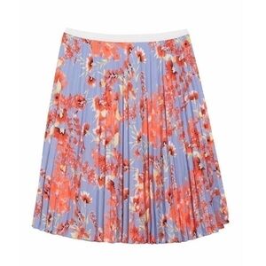 Halogen Pleated Midi Skirt